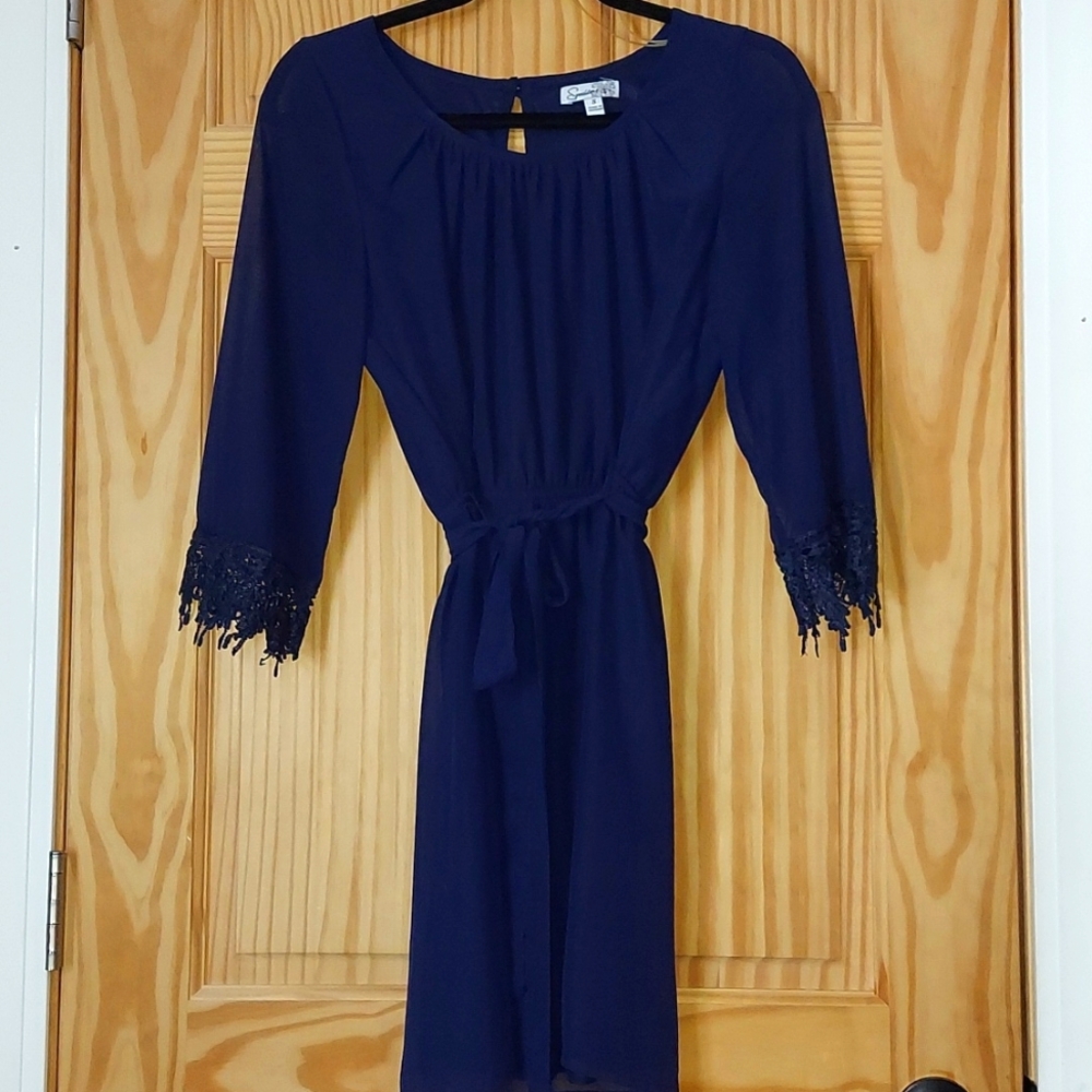 Navy blue dress